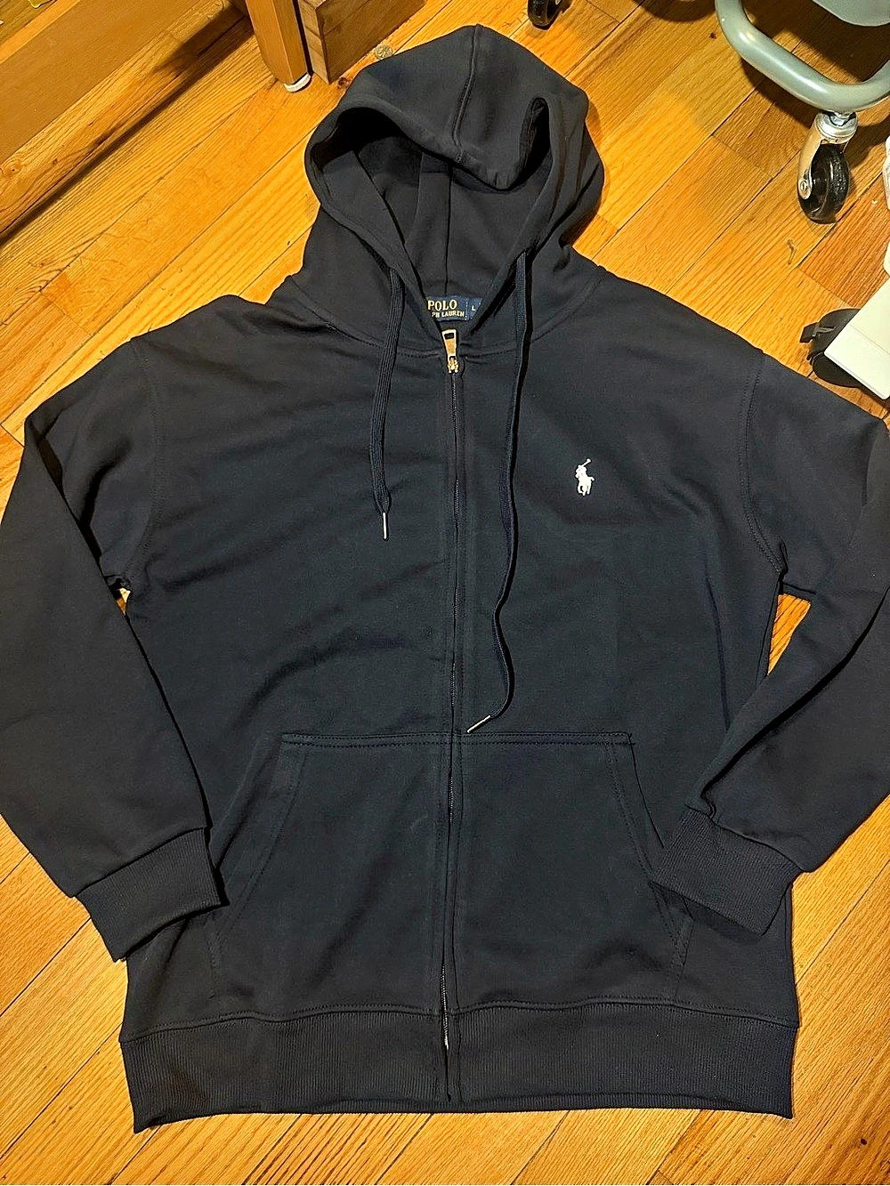 Polo Ralph Lauren Fleece Full-Zip Hoodie navy blue